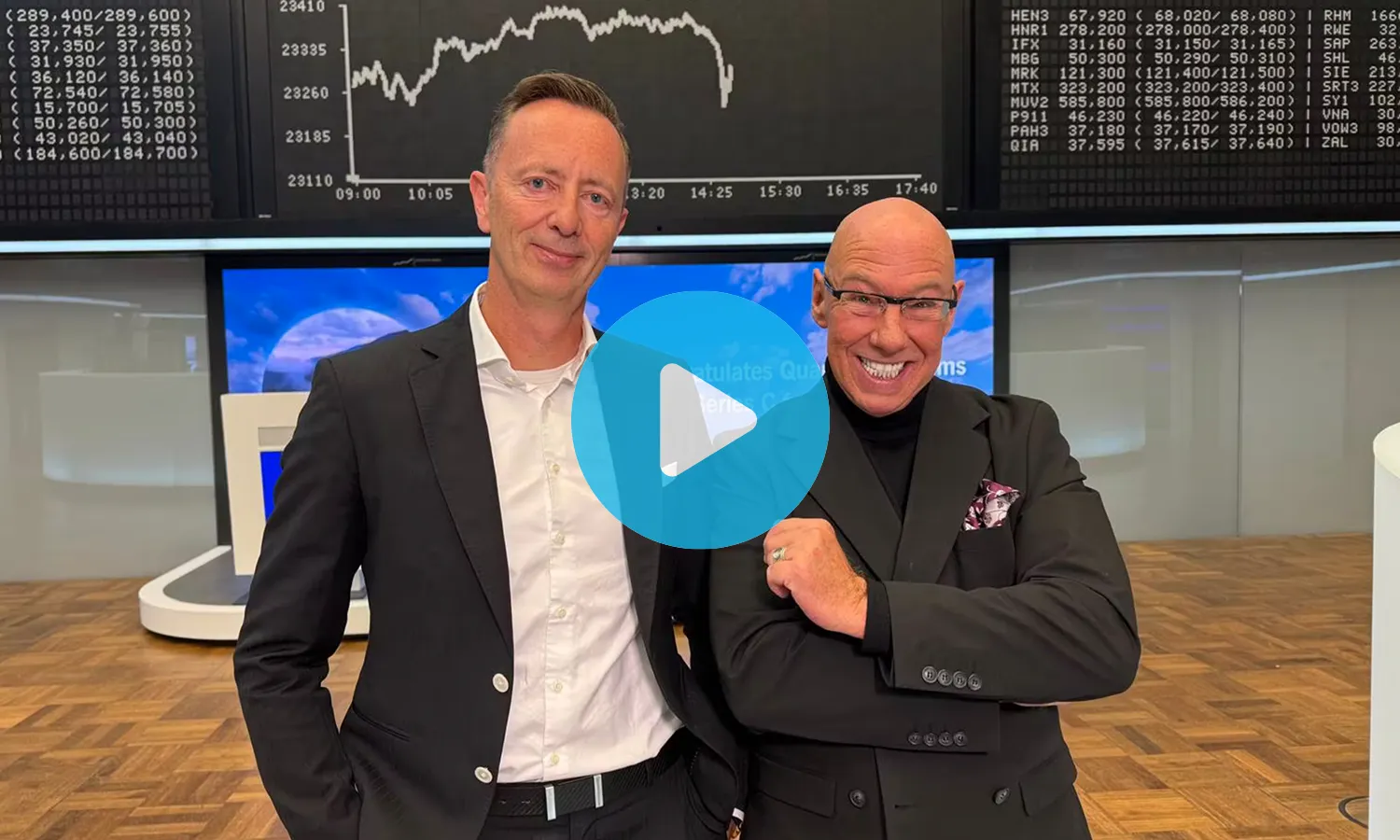 Vimeo: Primus Valor Vorstand Gordon Grundler an der Frankfurter Börse