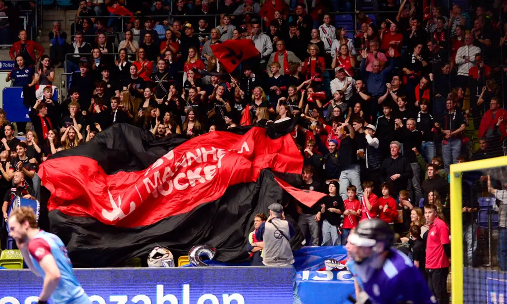 engagierte Fans, TSV Mannheim Hockey beim FINAL4 Event in Frankfurt
