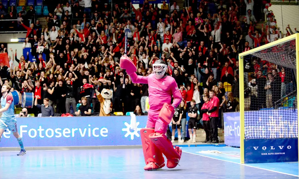 Torwart, TSV Mannheim Hockey beim FINAL4 Event in Frankfurt