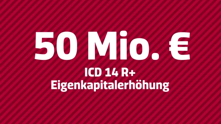 Visual: 50 Mio. € ICD 14 R+ Eigenkapitalerhöhung