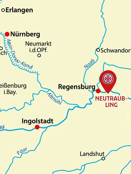 Karte Standort Neutraubling